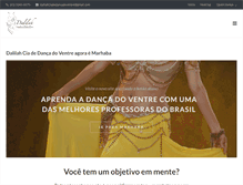 Tablet Screenshot of dalilah.com.br